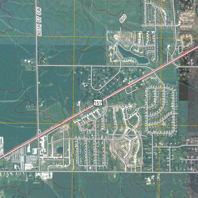United States Geological Survey Fairfax, IA (2010, 24000-Scale) digital map