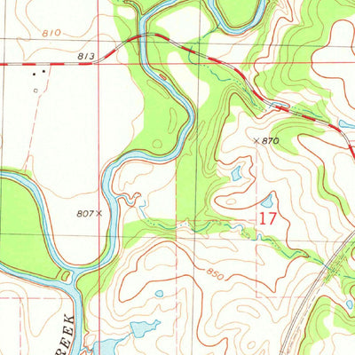 United States Geological Survey Fairfax, OK (1978, 24000-Scale) digital map
