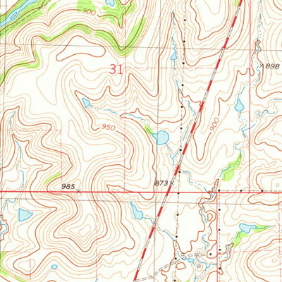 United States Geological Survey Fairfax, OK (1978, 24000-Scale) digital map