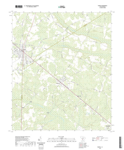 United States Geological Survey Fairfax, SC (2020, 24000-Scale) digital map