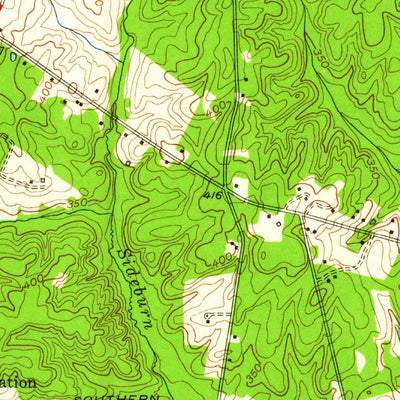 United States Geological Survey Fairfax, VA (1955, 24000-Scale) digital map