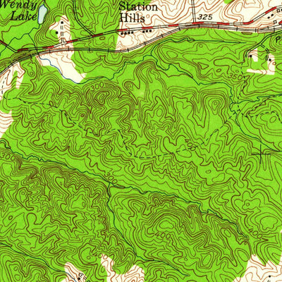 United States Geological Survey Fairfax, VA (1955, 24000-Scale) digital map