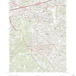 United States Geological Survey Fairfax, VA (2022, 24000-Scale) digital map