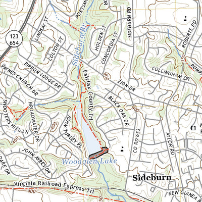 United States Geological Survey Fairfax, VA (2022, 24000-Scale) digital map