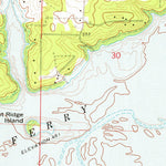 United States Geological Survey Fairfield Bay, AR (1973, 24000-Scale) digital map