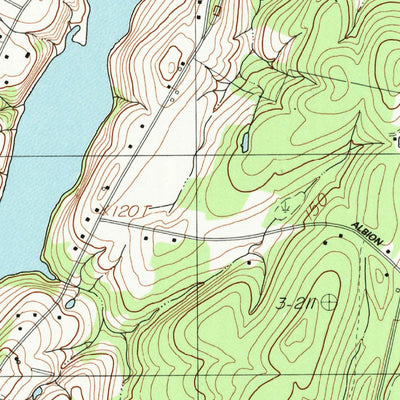 United States Geological Survey Fairfield, ME (1982, 24000-Scale) digital map