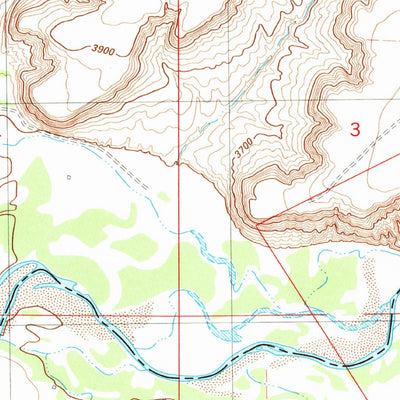United States Geological Survey Fairfield, MT (1983, 24000-Scale) digital map