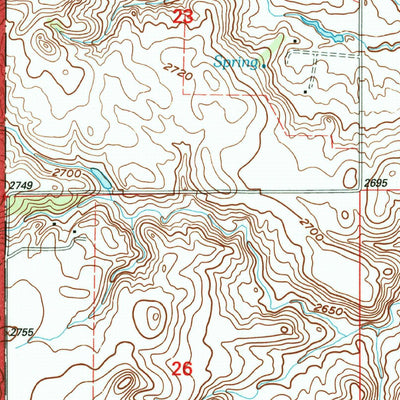 United States Geological Survey Fairfield, ND (1997, 24000-Scale) digital map