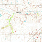 United States Geological Survey Fairfield North, IA (1980, 24000-Scale) digital map