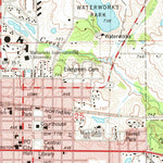 United States Geological Survey Fairfield North, IA (1980, 24000-Scale) digital map