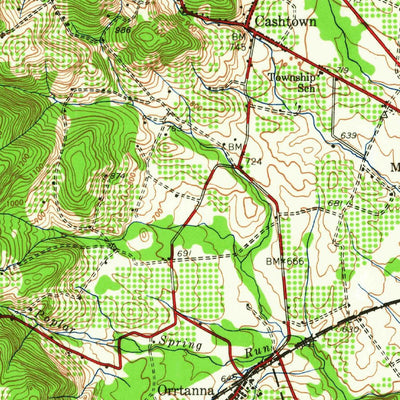 United States Geological Survey Fairfield, PA (1951, 62500-Scale) digital map