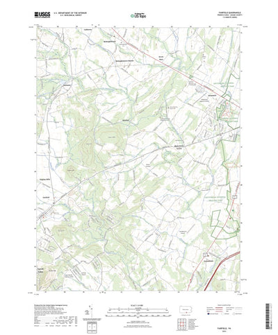United States Geological Survey Fairfield, PA (2023, 24000-Scale) digital map
