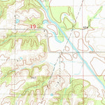 United States Geological Survey Fairfield South, IA (1980, 24000-Scale) digital map