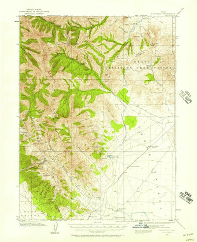 United States Geological Survey Fairfield, UT (1915, 62500-Scale) digital map