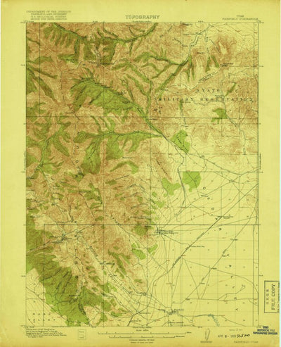 United States Geological Survey Fairfield, UT (1917, 62500-Scale) digital map
