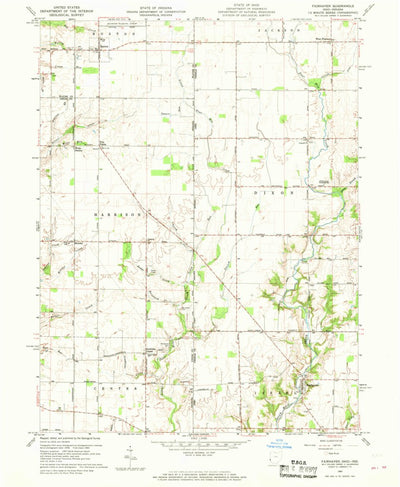 United States Geological Survey Fairhaven, OH-IN (1960, 24000-Scale) digital map