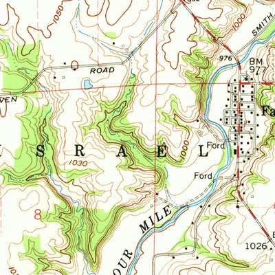 United States Geological Survey Fairhaven, OH-IN (1960, 24000-Scale) digital map