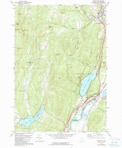 United States Geological Survey Fairlee, VT-NH (1981, 24000-Scale) digital map