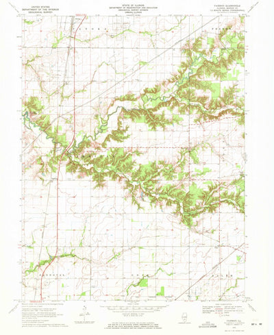 United States Geological Survey Fairman, IL (1970, 24000-Scale) digital map