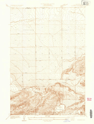 United States Geological Survey Fairmont, CA (1932, 24000-Scale) digital map