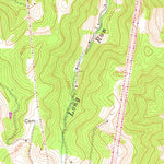 United States Geological Survey Fairmont East, WV (1958, 24000-Scale) digital map