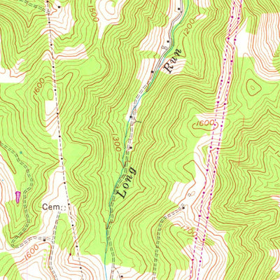 United States Geological Survey Fairmont East, WV (1958, 24000-Scale) digital map