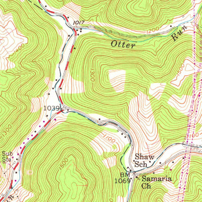 United States Geological Survey Fairmont East, WV (1958, 24000-Scale) digital map