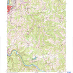 United States Geological Survey Fairmont East, WV (1999, 24000-Scale) digital map