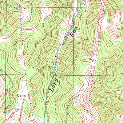 United States Geological Survey Fairmont East, WV (1999, 24000-Scale) digital map