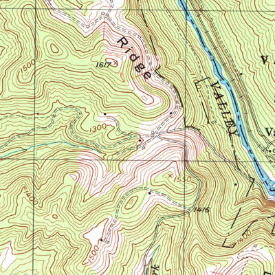 United States Geological Survey Fairmont East, WV (1999, 24000-Scale) digital map