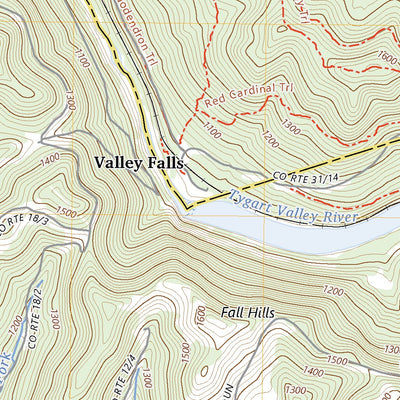 United States Geological Survey Fairmont East, WV (2023, 24000-Scale) digital map