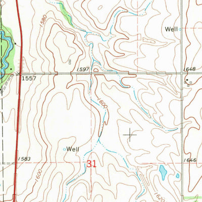 United States Geological Survey Fairmont, NE (1969, 24000-Scale) digital map
