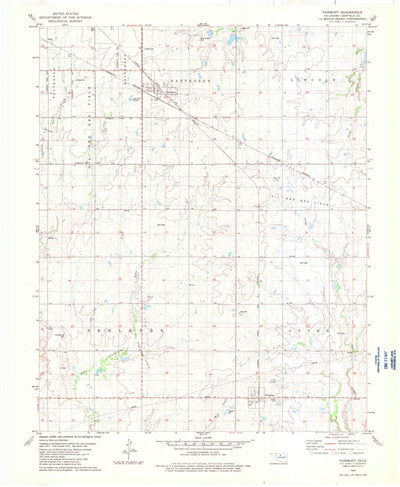 United States Geological Survey Fairmont, OK (1982, 24000-Scale) digital map