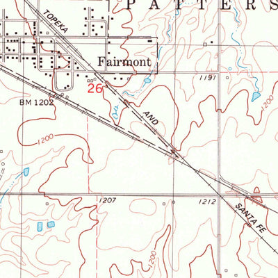 United States Geological Survey Fairmont, OK (1982, 24000-Scale) digital map