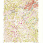 United States Geological Survey Fairmont West, WV (1958, 24000-Scale) digital map