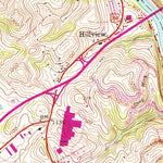 United States Geological Survey Fairmont West, WV (1958, 24000-Scale) digital map