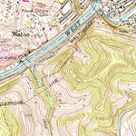 United States Geological Survey Fairmont West, WV (1958, 24000-Scale) digital map
