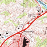 United States Geological Survey Fairmont West, WV (1997, 24000-Scale) digital map