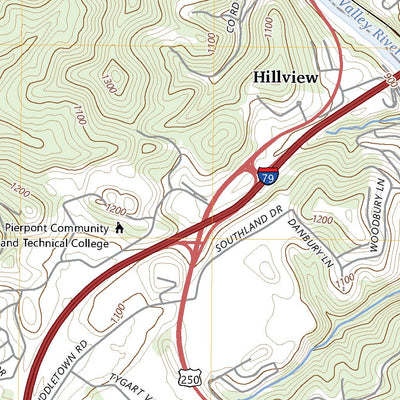 United States Geological Survey Fairmont West, WV (2023, 24000-Scale) digital map