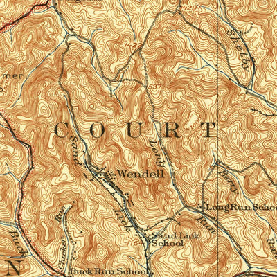 United States Geological Survey Fairmont, WV (1926, 62500-Scale) digital map