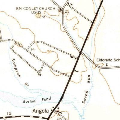 United States Geological Survey Fairmount, DE (1948, 24000-Scale) digital map