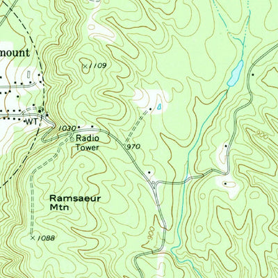 United States Geological Survey Fairmount, GA (1972, 24000-Scale) digital map
