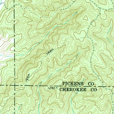 United States Geological Survey Fairmount, GA (1972, 24000-Scale) digital map