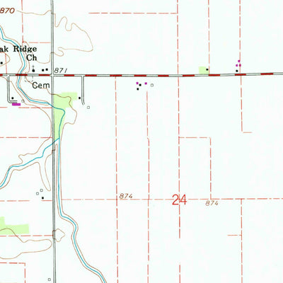 United States Geological Survey Fairmount, IN (1960, 24000-Scale) digital map