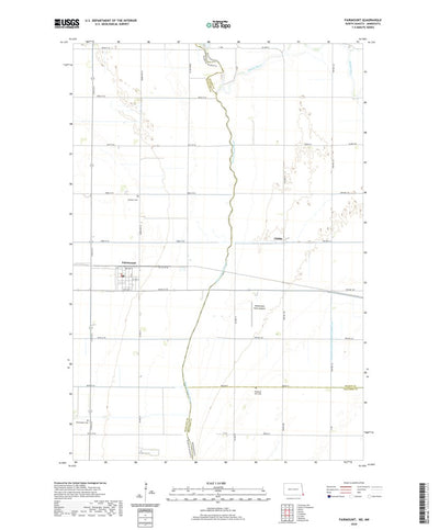 United States Geological Survey Fairmount, ND (2020, 24000-Scale) digital map