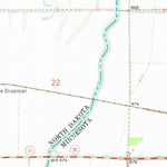 United States Geological Survey Fairmount, ND-MN (1973, 24000-Scale) digital map