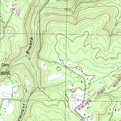 United States Geological Survey Fairmount, TN (1969, 24000-Scale) digital map