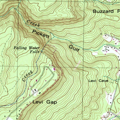 United States Geological Survey Fairmount, TN (1969, 24000-Scale) digital map