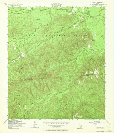 United States Geological Survey Fairmount, TX (1954, 24000-Scale) digital map
