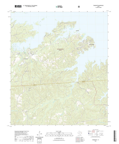 United States Geological Survey Fairmount, TX (2022, 24000-Scale) digital map